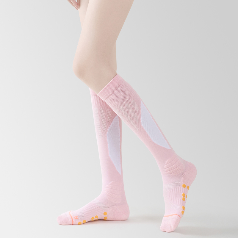 Hosszú nylon frottír focizokni