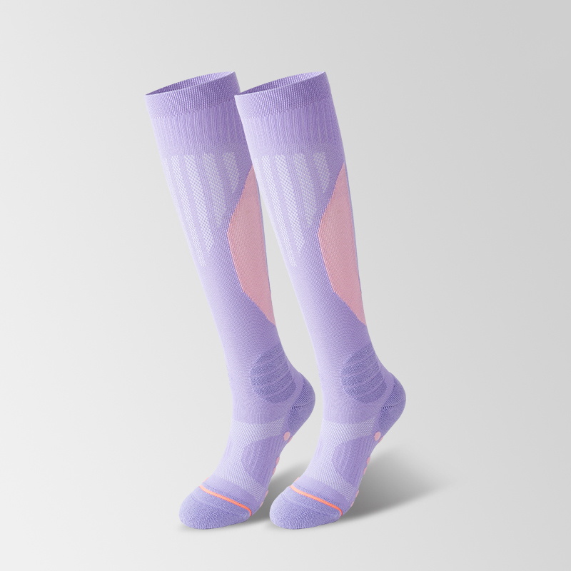 Hosszú nylon frottír focizokni