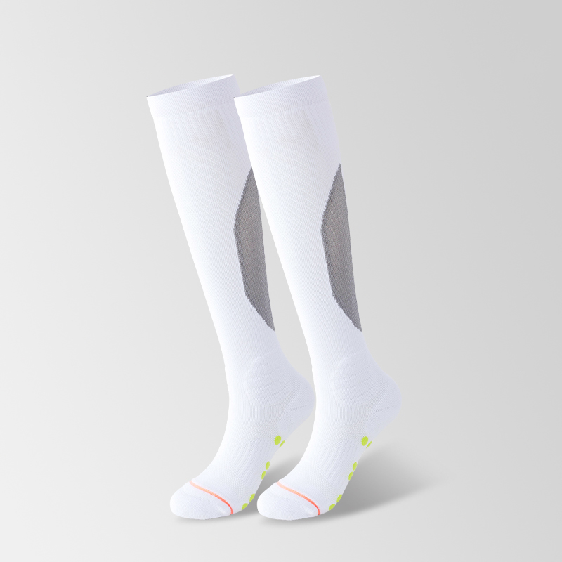 Hosszú nylon frottír focizokni