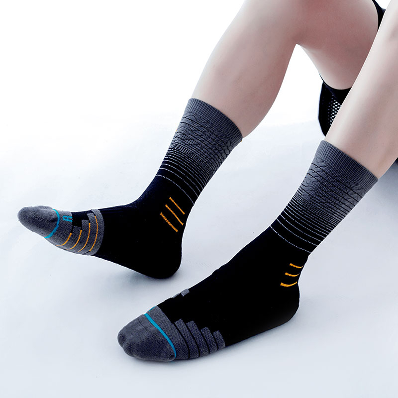 Kosárlabda gyorsan száradó nylon frottír zokni