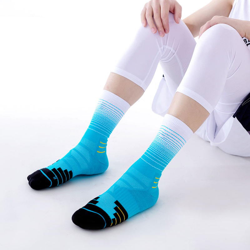 Kosárlabda gyorsan száradó nylon frottír zokni