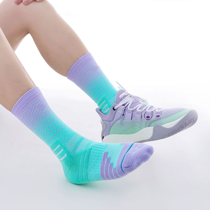 Kosárlabda gyorsan száradó nylon frottír zokni